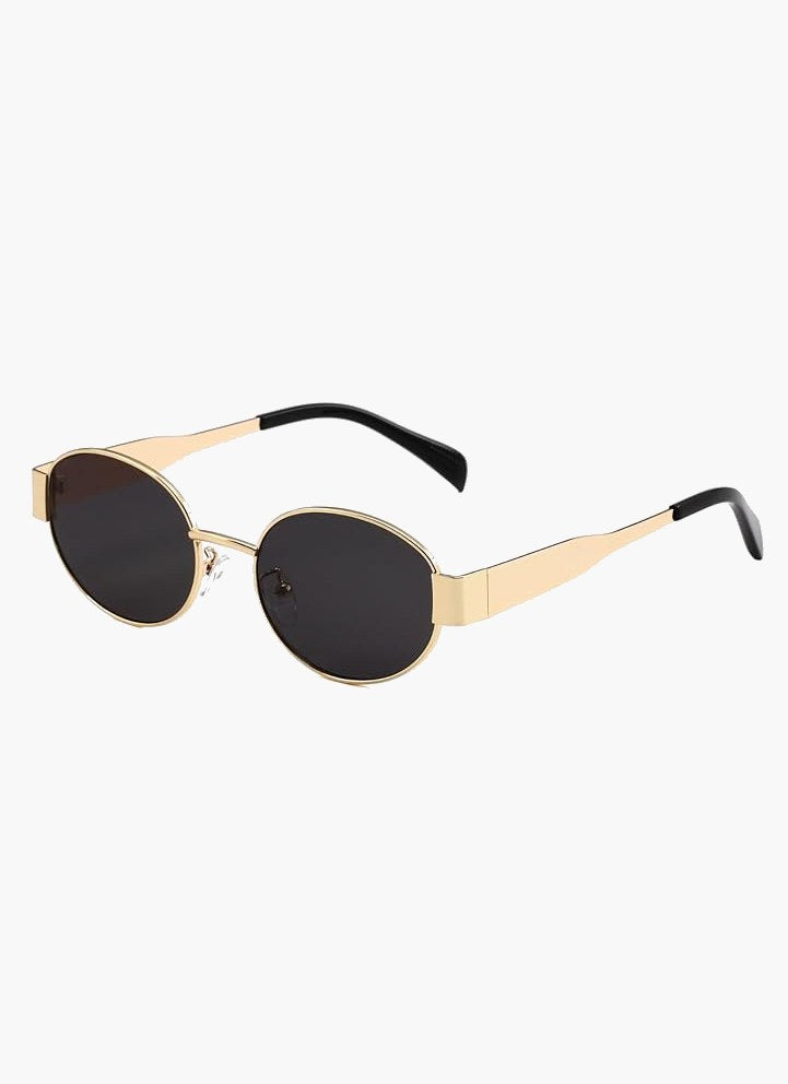 Ernst Elegant Sunglasses in Gold Frame Dark Lenses