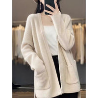 Esme Comfortable Knit Cardigan with Pockets and Belted