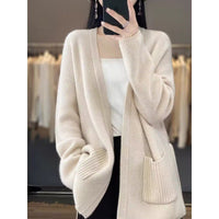 Esme Comfortable Knit Cardigan with Pockets and Belted