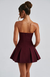 Esme | Flared Strapless Mini Dress
