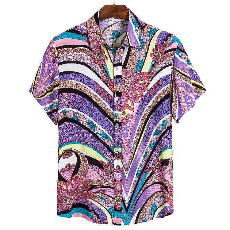 Esme Shirt with Short Sleeve in Red