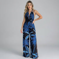 Estella Halter Slit Maxi Dress in Cobalt