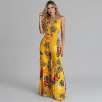 Estella Halter Slit Maxi Dress in Marigold