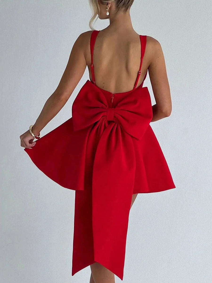Estelle | Bow Mini Dress