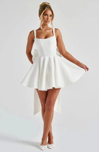Estelle | Bow Mini Dress
