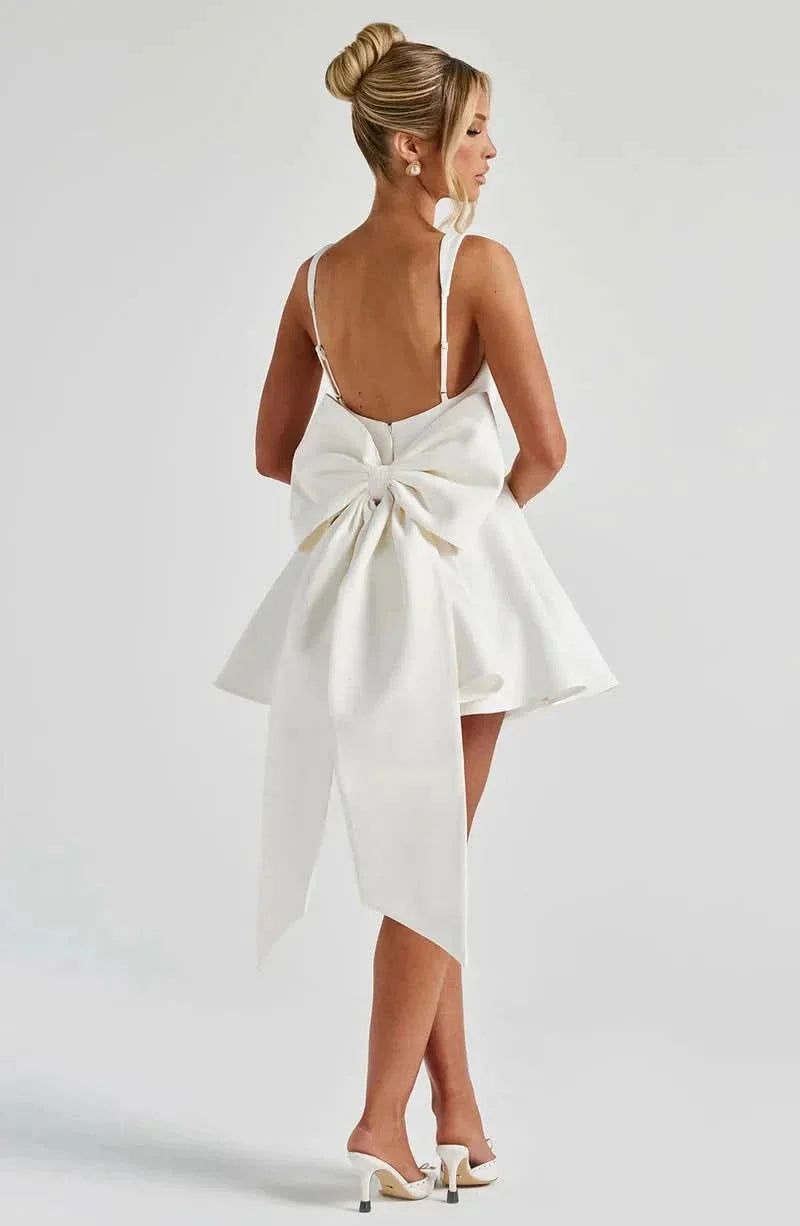 Estelle | Bow Mini Dress