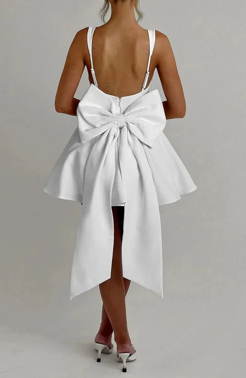 Estelle | Bow Mini Dress