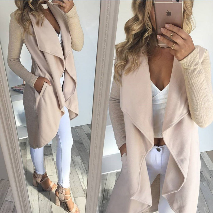 Estelle Cardigan with Pockets in Apricot
