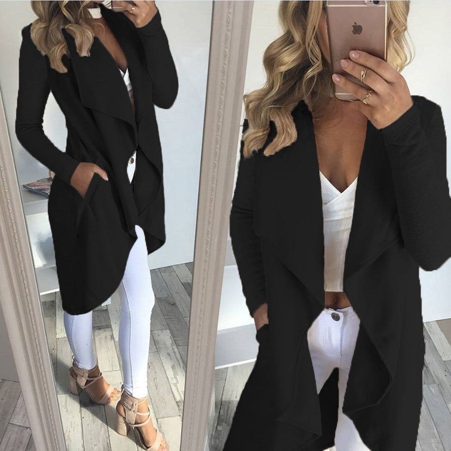 Estelle Cardigan with Pockets in Black