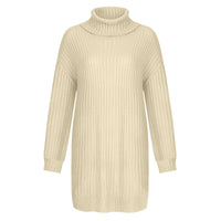 Estelle Casual Knit Sweater in Beige