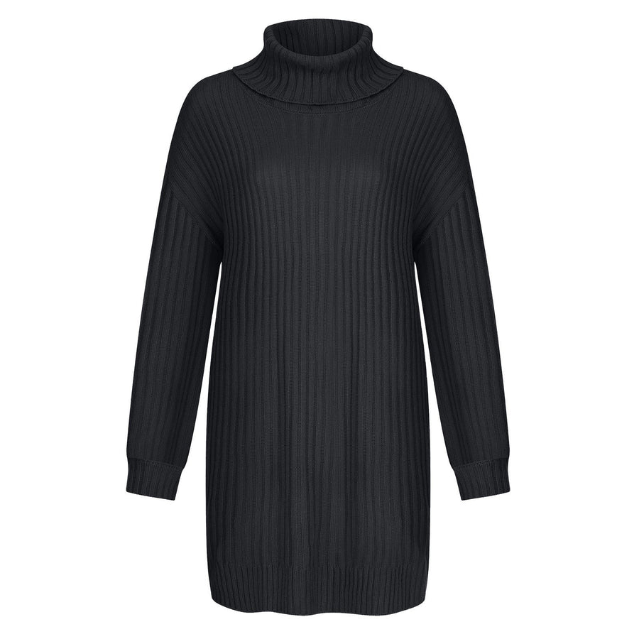 Estelle Casual Knit Sweater in Black