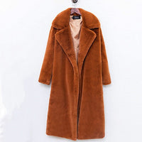 Estelle Elegant Coat in Brown