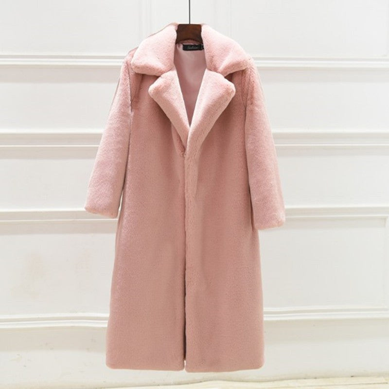 Estelle Elegant Coat in Pink