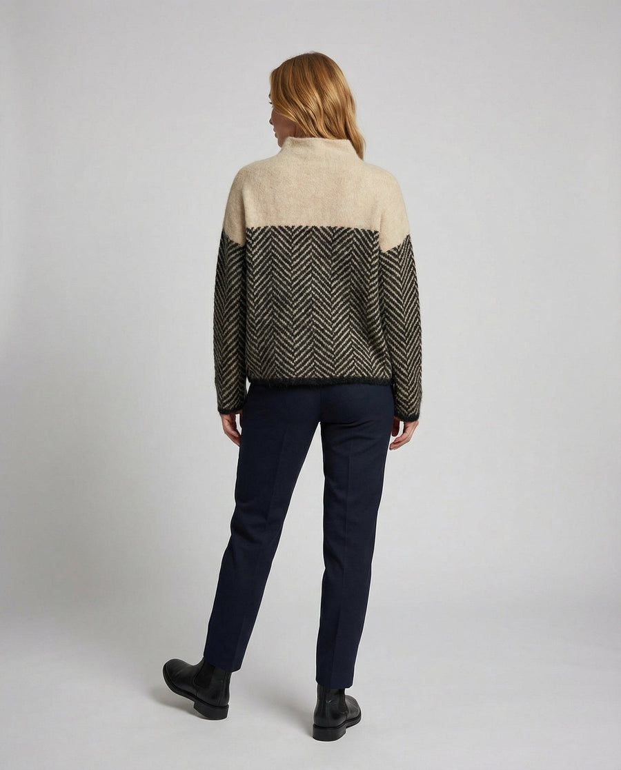 Estelle Elegant Sweater in Beige