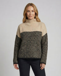 Estelle Elegant Sweater in Beige