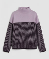 Estelle Elegant Sweater in Purple
