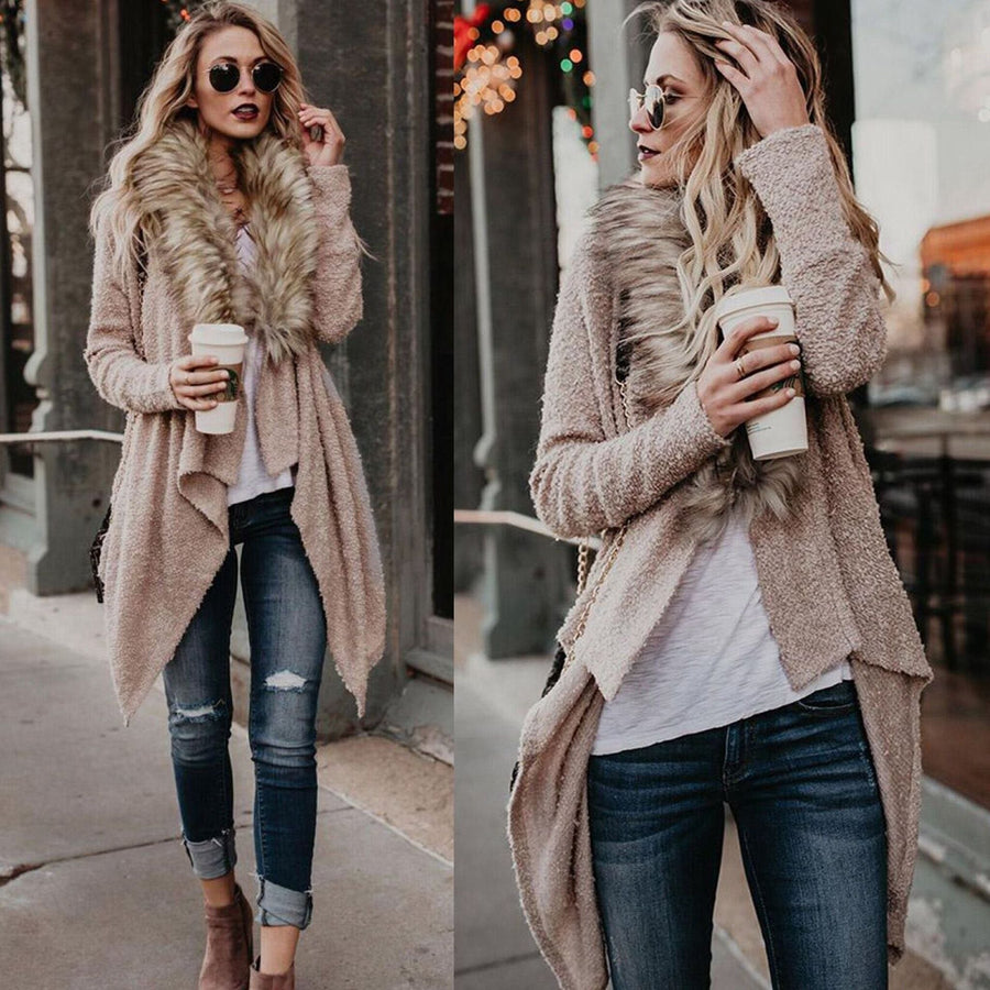 Estelle Knit Cardigan in Khaki