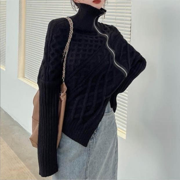 Estelle Knit Sweater in Black