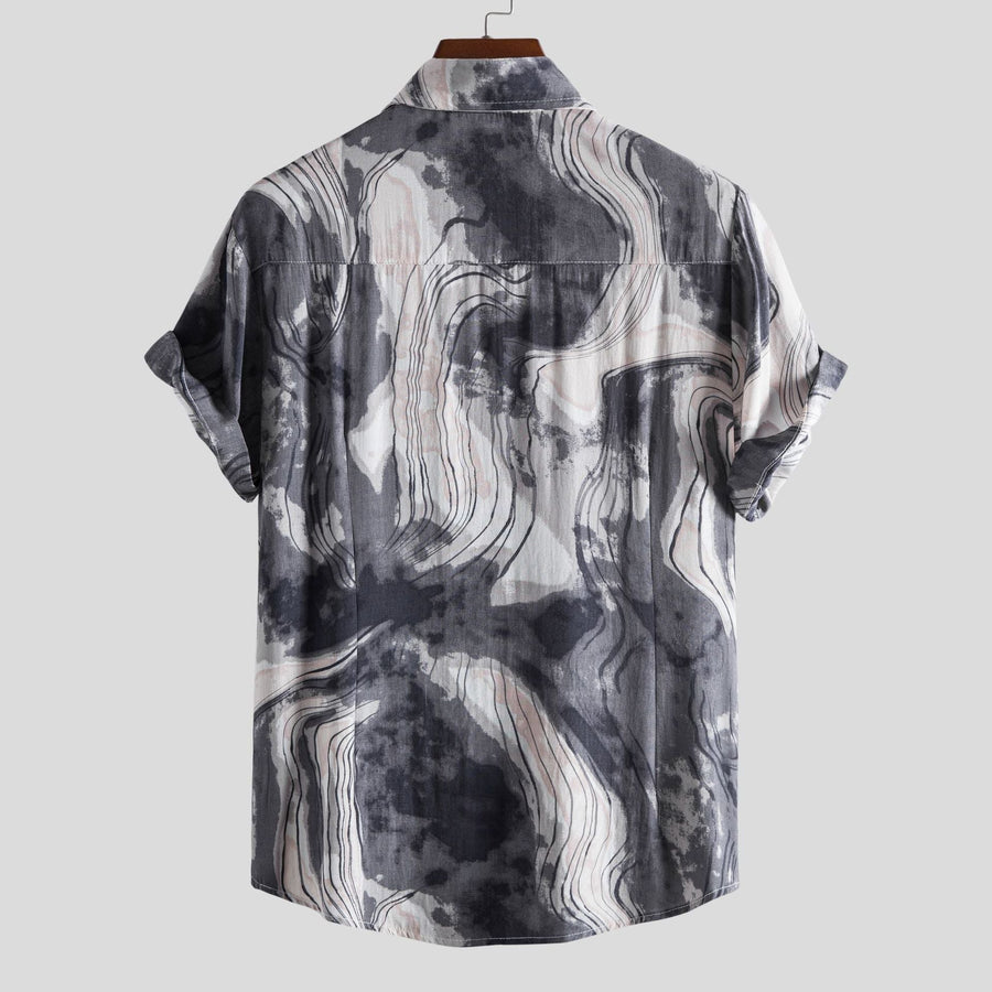 Estelle Shirt with Short Sleeve in Grey