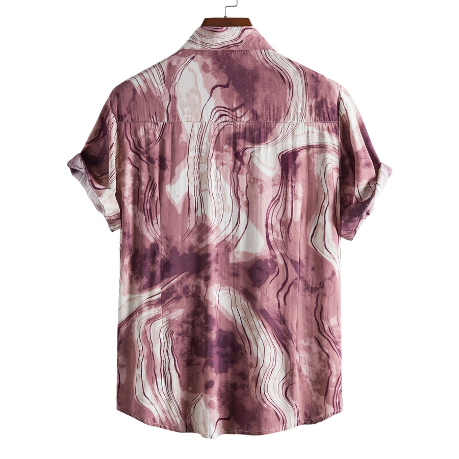 Estelle Shirt with Short Sleeve in Red