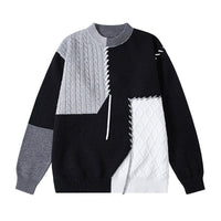 Estelle Sweater in Grey Black
