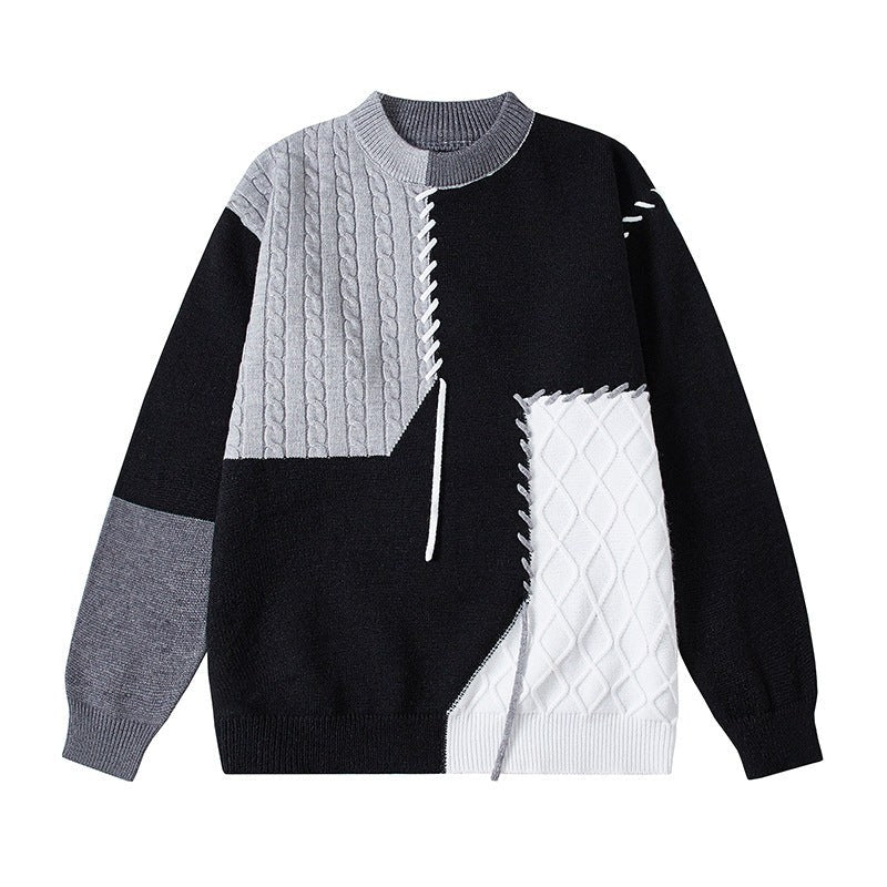 Estelle Sweater in Grey Black