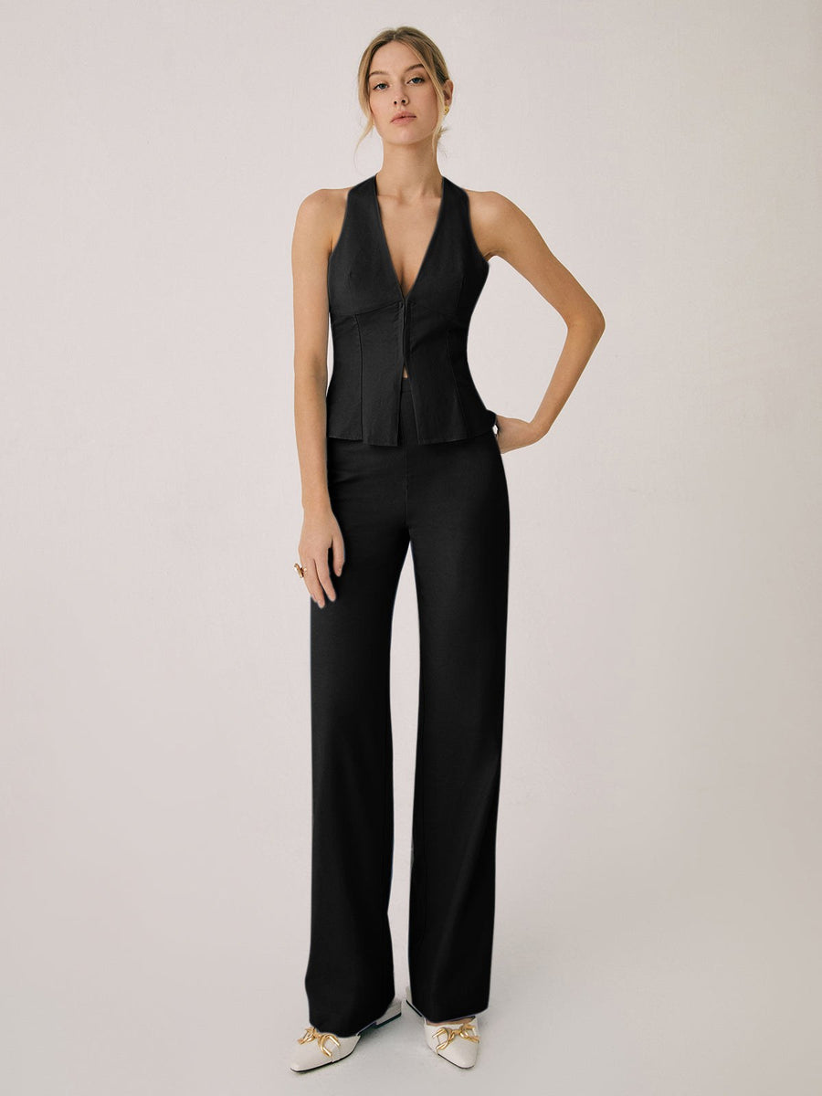 Estelle Vest in Black