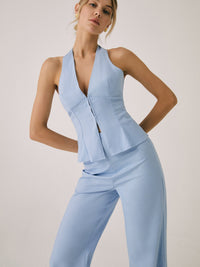 Estelle Vest in Light Blue