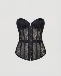 Esther Lace Top in Black