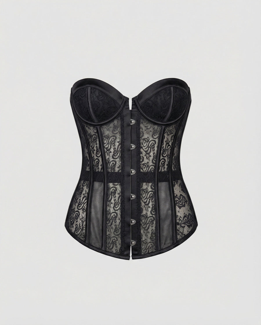 Esther Lace Top in Black