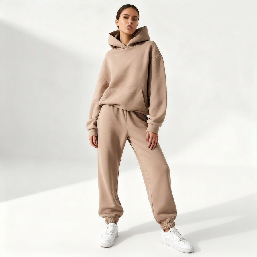 Esther Warm Set in Light Brown