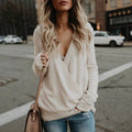 Etta Casual Knit Sweater with V-Neck