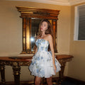 Etta Dress with Floral Print and Fitted