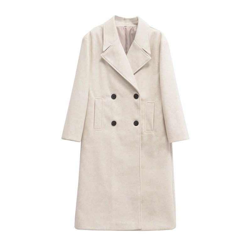 Etta Elegant Coat in Apricot