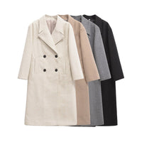 Etta Elegant Coat in Grey