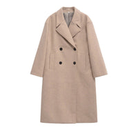 Etta Elegant Coat in Khaki