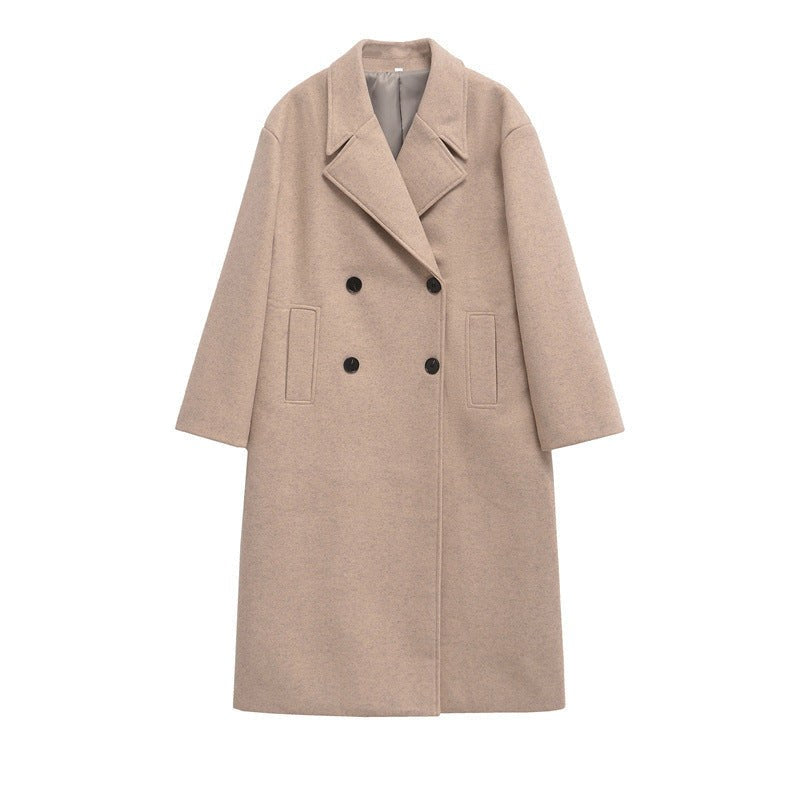Etta Elegant Coat in Khaki
