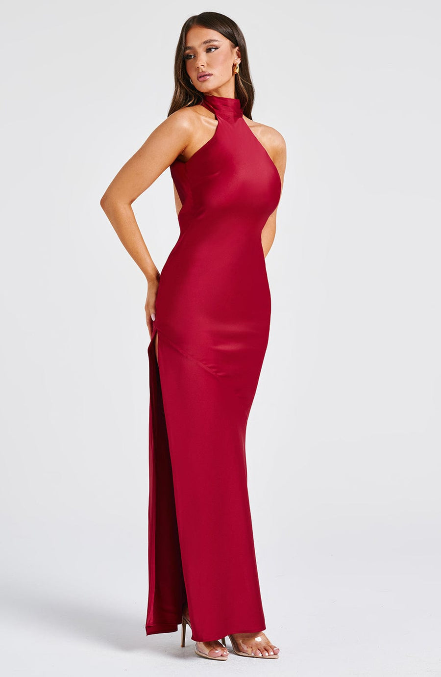 Sloane Maxi Dress – Wine