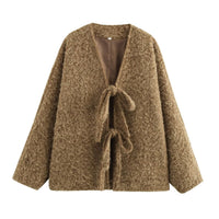 Etta Vest with Oversized in Khaki