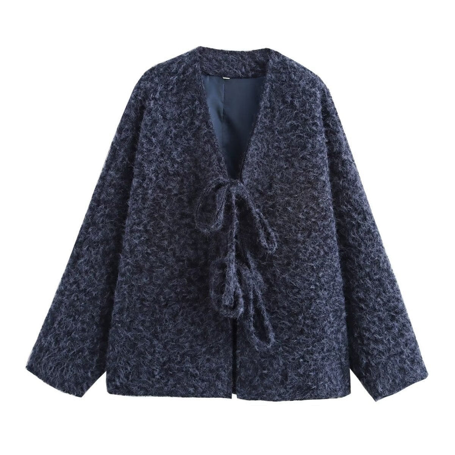 Etta Vest with Oversized in Navy