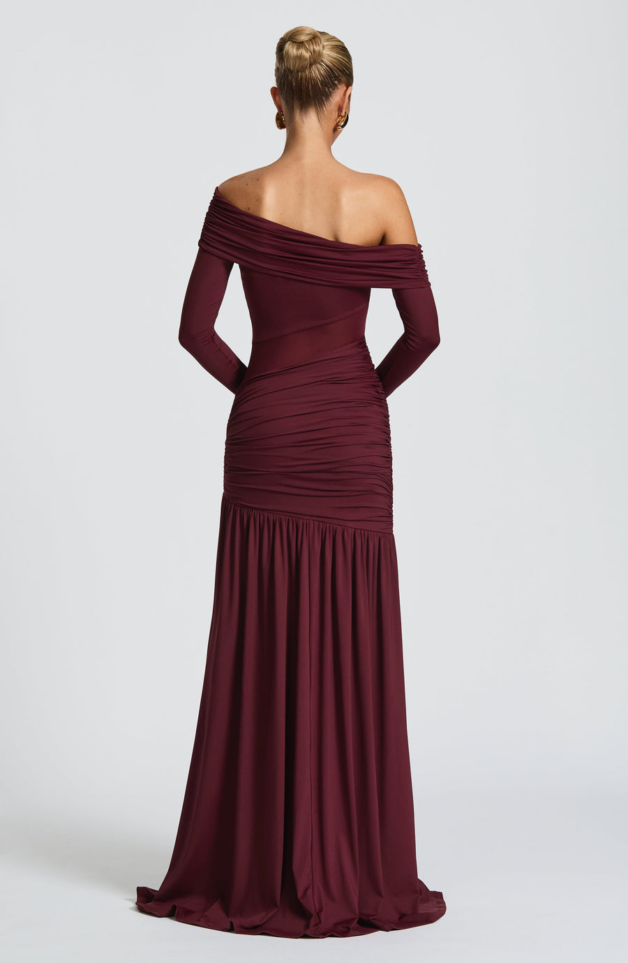 Georgina Maxi Dress – Cherry Lacquer