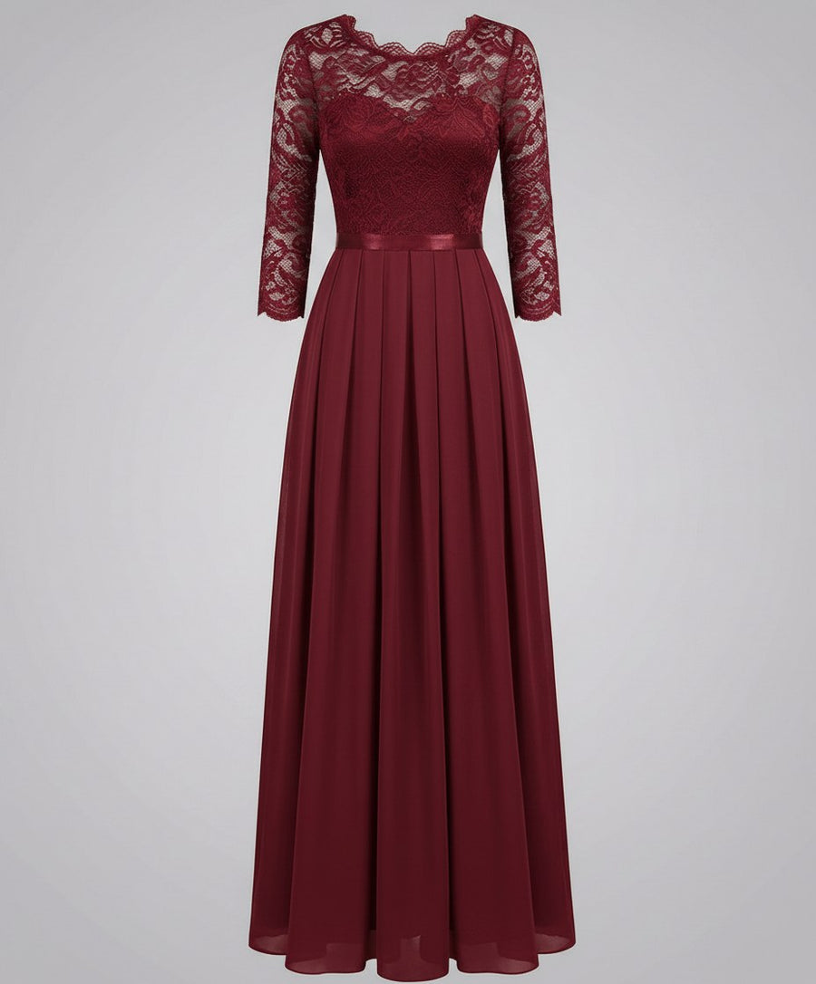 Eva Elegant Lace Dress