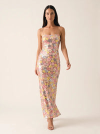EVA MAXI DRESS editorial walk