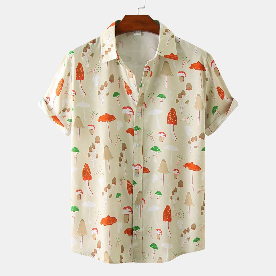 Eva Relaxed Shirt with Short Sleeve in As Shown