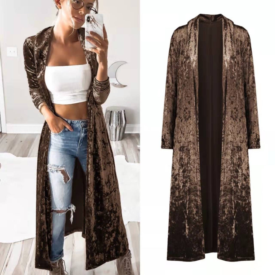 Eva Velour Coat
