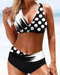 Eva™ Cheerful Colorful Bikini in Black