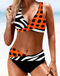 Eva™ Cheerful Colorful Bikini in Orange