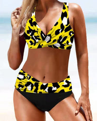 Eva™ Cheerful Colorful Bikini in Yellow