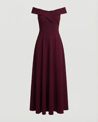 Evelina Elegant Evening Dress in Red