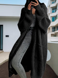 Evelina Knit Coat with Pockets and Belted
